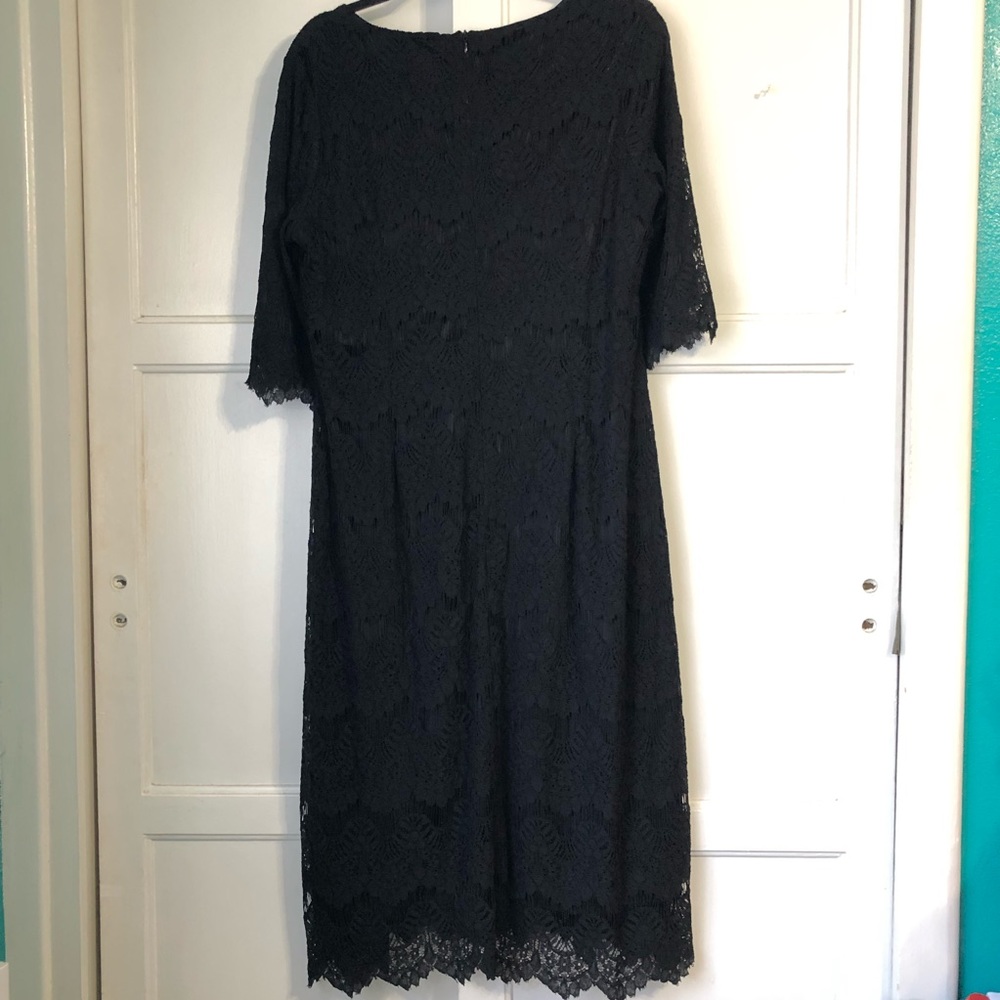 Black cocktail dress